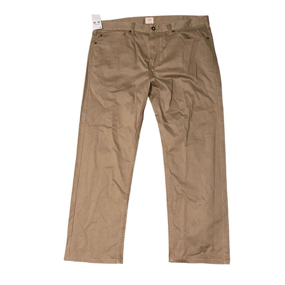 NEW WITH TAGS Pacific Collection Dockers 5 pocket straight fit Mens 38x30 RELAXE - Picture 2 of 10